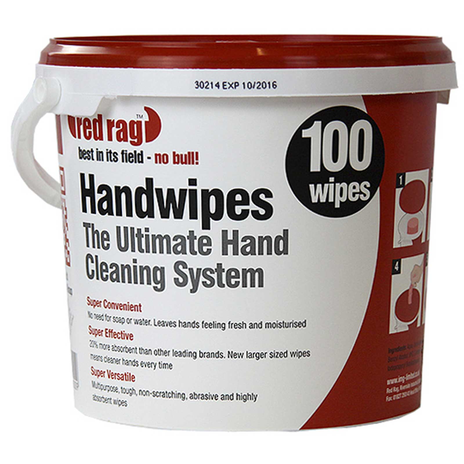 Industriella Våtservetter RED RAGS, 20 % bättre än allting annat när det gäller Wipes! (Enl Tillverkaren)